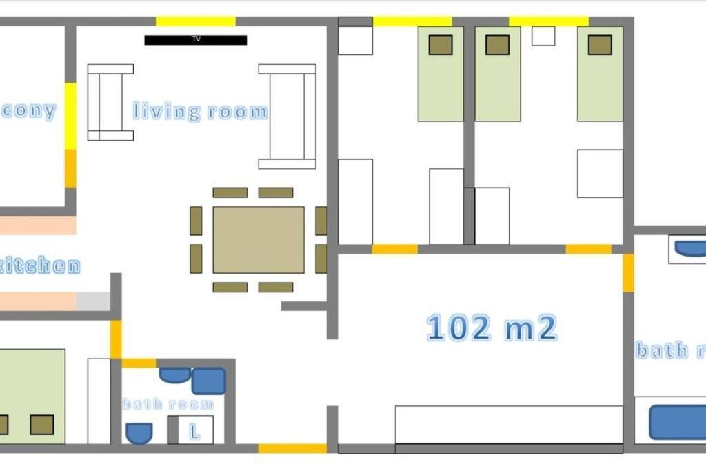Sunny Day -Arena Zagreb , 2 Bathrooms, 102M², Exterior foto